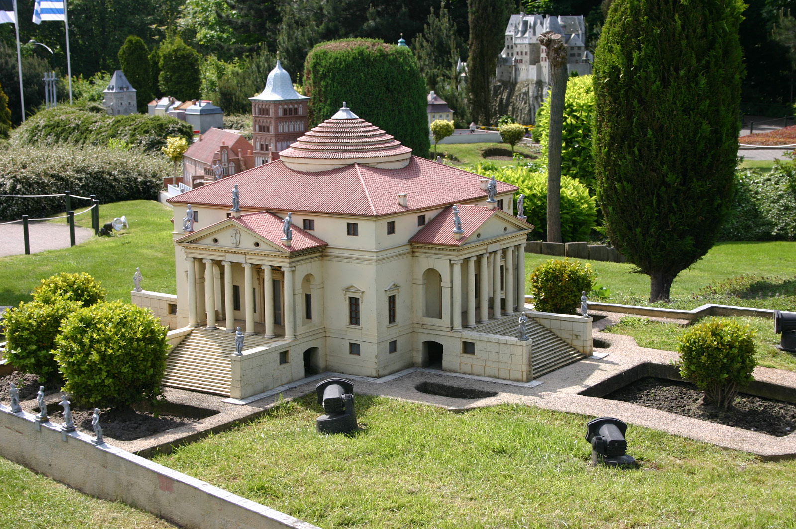 Villa Capra (La Rotonda), Vicenza, Italy (Mini-Europe park, Brussels)